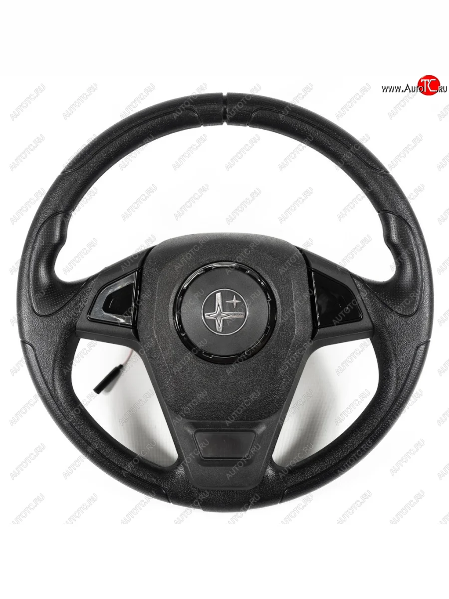 Рулевое колесо Кельт Премиум (Ø380 мм) ГАЗ Соболь 2217 Бизнес автобус 2-ой рестайлинг автобус (2010-2025) (Черный+)  в Перми Пермском крае