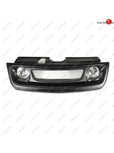 Решётка радиатора Autodemic (с противотуманками) (Цвет: белый) Лада ВАЗ 2110 - 2112