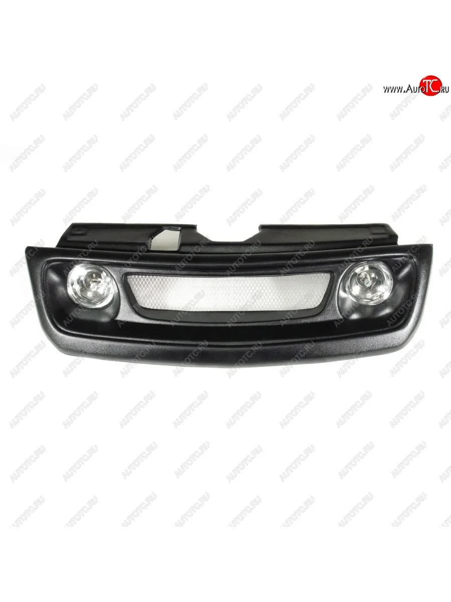 Решётка радиатора Autodemic (с противотуманками) Лада ВАЗ 2111 универсал (1998-2009) (Цвет: белый)  в Керчи Республика Крым