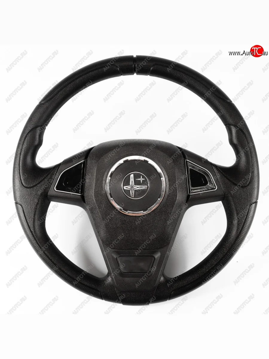 Рулевое колесо Кельт Премиум (Ø380) Уаз Симбир (3162) (1997-2005) (Цвет: черный)  в Керчи Республика Крым