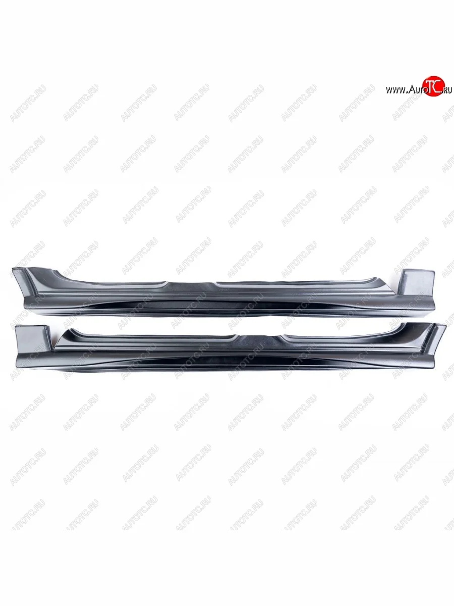 Пороги накладки Autodemic ВИНТ (большой) Лада ВАЗ 2110 седан (1995-2007)  в Перми Пермском крае