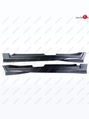 Пороги накладки Autodemic ВИНТ СПОРТ (с сеткой) Лада ВАЗ 2110 - 2112