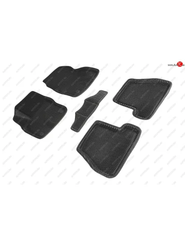 Коврики в салон EVA 3D РОМБ (полимер, АКПП, 5 шт.) Ford Focus 3 универсал дорестайлинг (2010-2015)