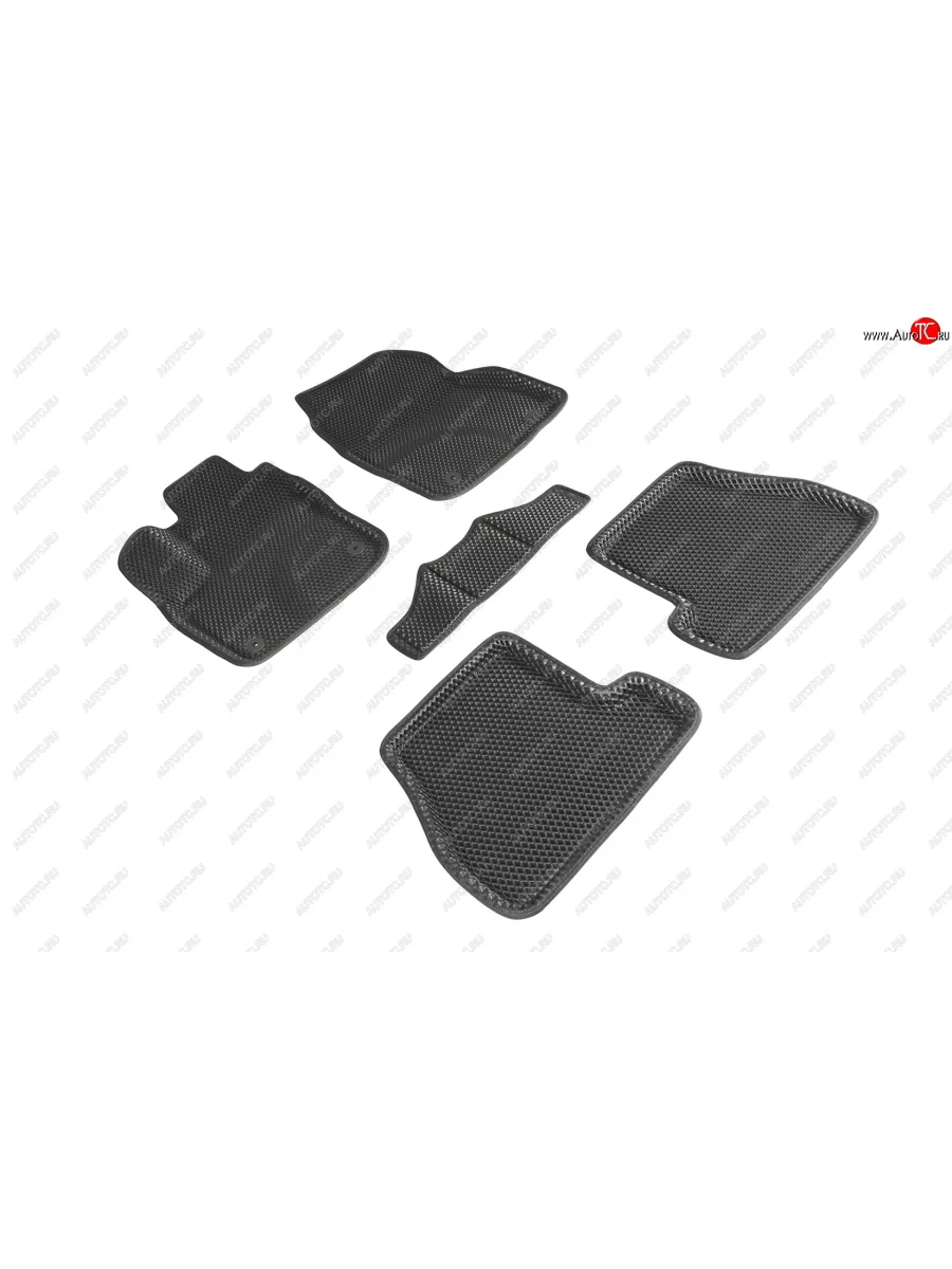Коврики в салон EVA 3D РОМБ (полимер, МКПП, 5 шт.) Ford Focus 3 универсал дорестайлинг (2010-2015)  с доставкой в г. Пермь
