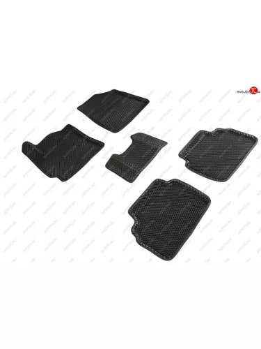 Коврики в салон EVA 3D РОМБ (полимер, 5 шт.) KIA Cerato 3 YD дорестайлинг седан (2013-2016)