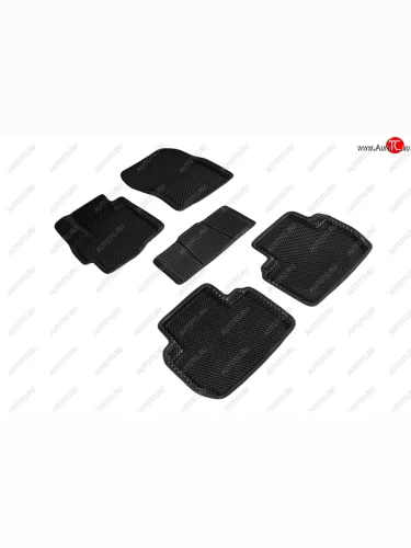 Коврики в салон EVA 3D РОМБ (полимер, 5 шт.) Mitsubishi Outlander GF дорестайлинг (2012-2014)