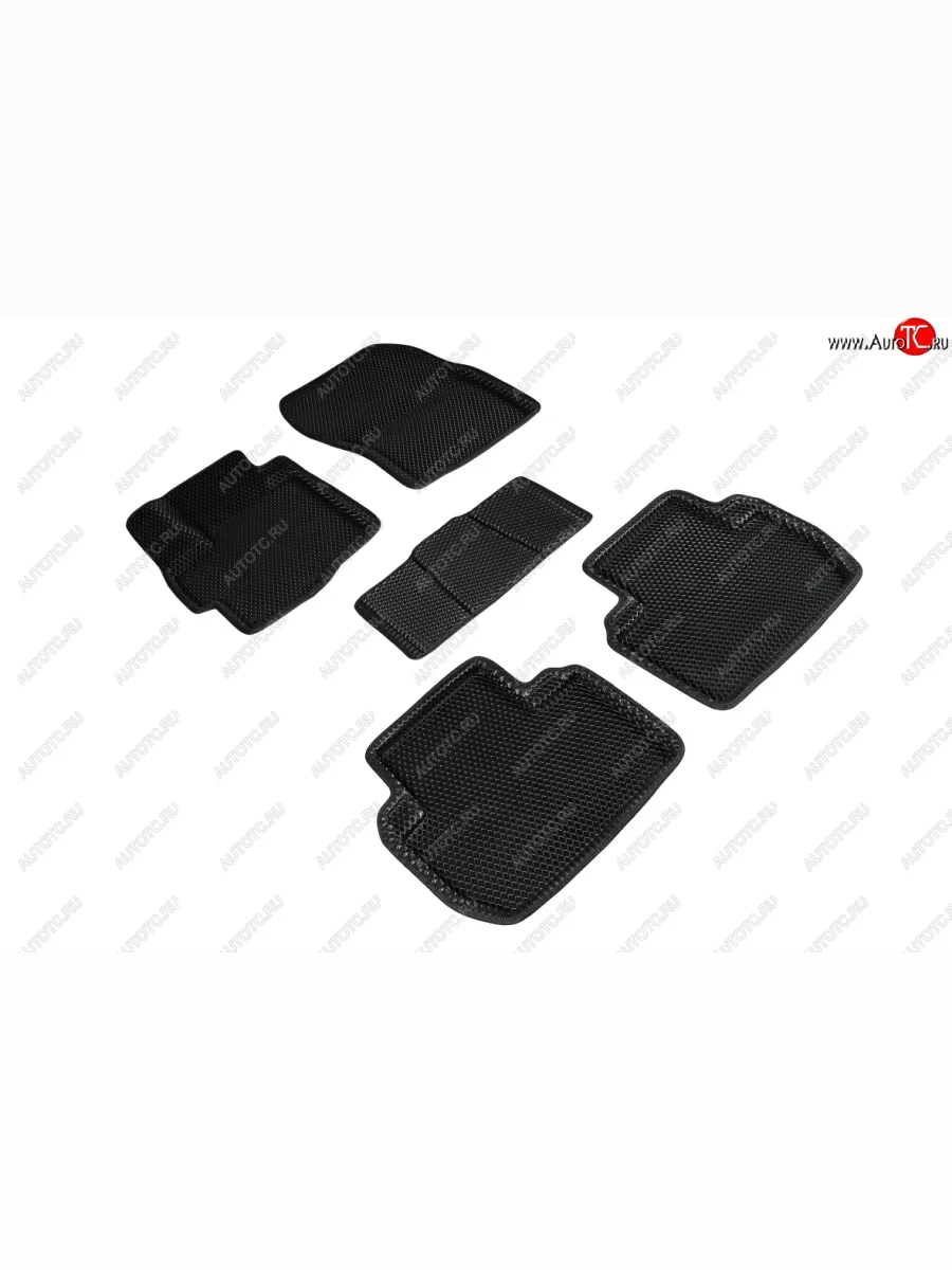 Коврики в салон EVA 3D РОМБ (полимер, 5 шт.) Mitsubishi Outlander GF дорестайлинг (2012-2014)  в Керчи Республика Крым
