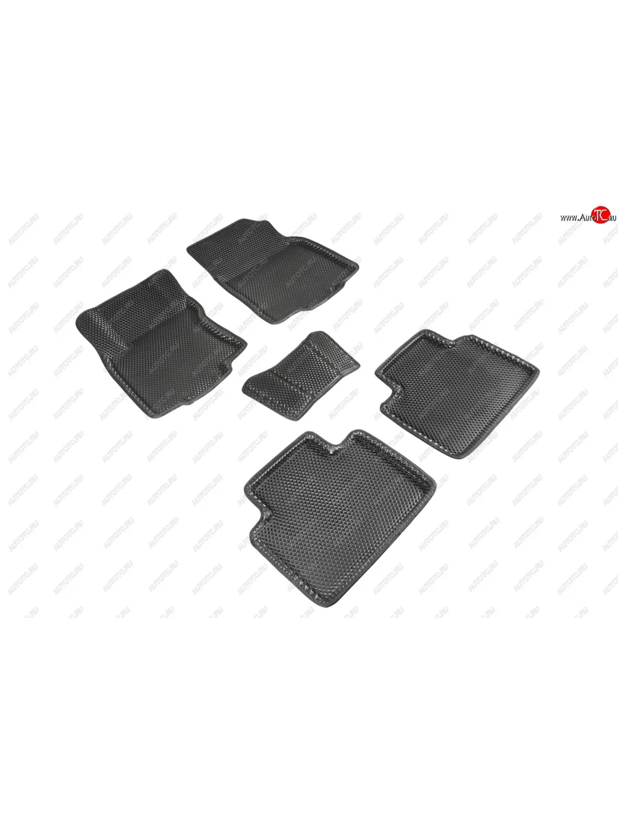 Коврики в салон EVA 3D РОМБ (полимер, 5 шт.) Nissan X-trail 3 T32 дорестайлинг (2013-2018)  в Самаре Самарской области