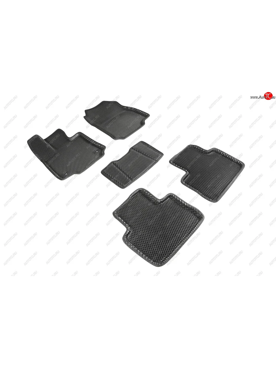 Коврики в салон EVA 3D РОМБ (полимер, АКПП, 5 шт.) Toyota RAV4 XA50 5 дв. дорестайлинг (2018-2025)  с доставкой в г. Керчь