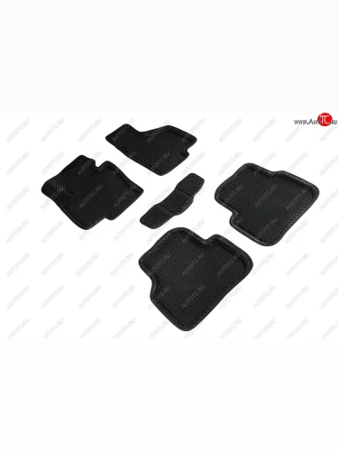 Коврики в салон EVA 3D РОМБ (полимер, 5 шт.) Volkswagen Passat B7 седан (2010-2015)