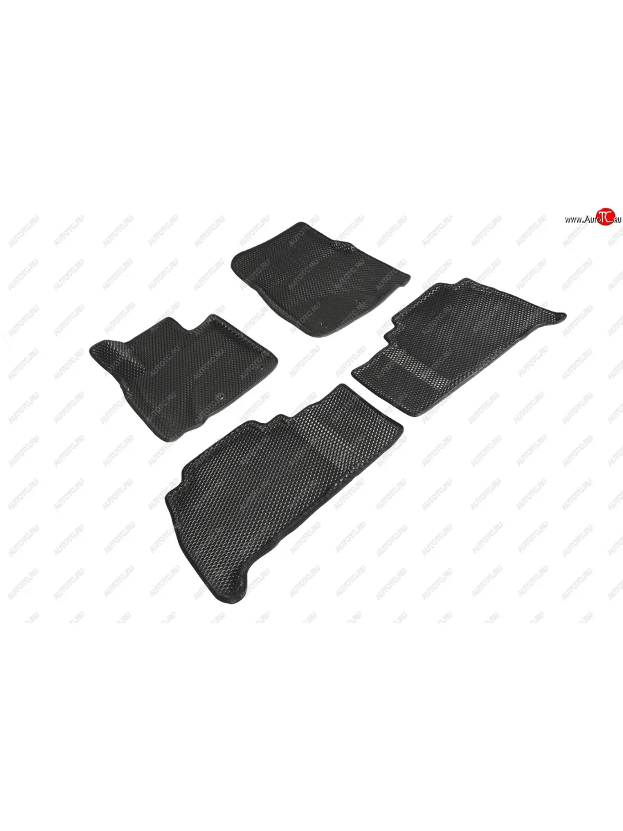 Коврики в салон EVA 3D РОМБ (полимер, 4 шт.) Toyota Land Cruiser 200 1-ый рестайлинг (2012-2015)  в Самаре Самарской области