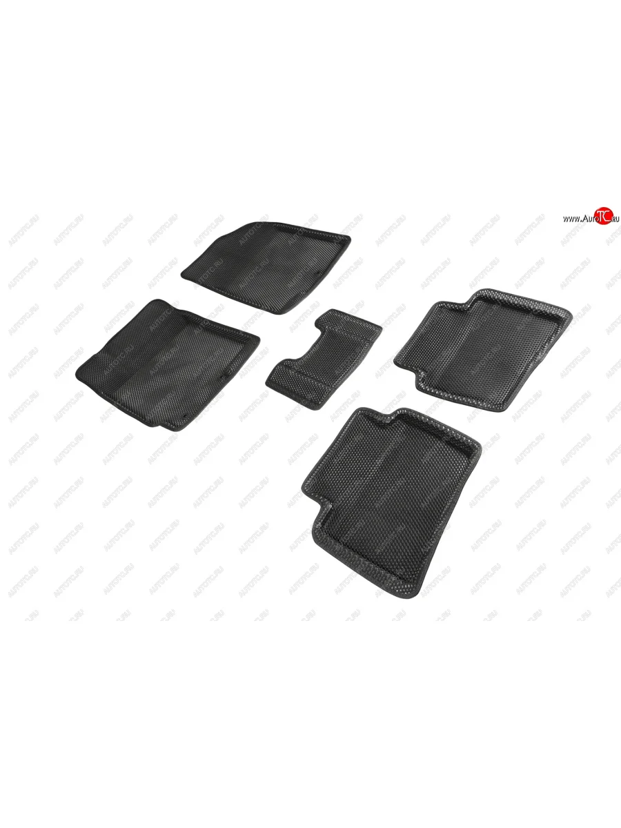 Коврики в салон EVA 3D СОТА (полимер, 5 шт.) Hyundai Solaris RBr хэтчбэк рестайлинг (2014-2017)  с доставкой в г. Керчь