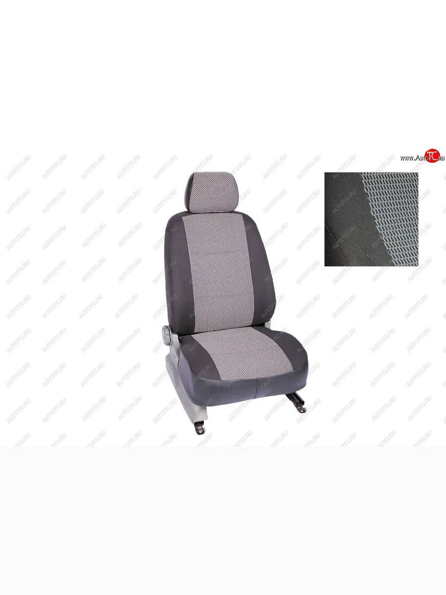 Чехлы для сидений Seintex (жаккард) Ford Transit цельнометаллический фургон (2014-2022)  в Керчи Республика Крым