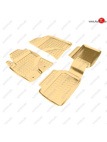 Коврики салона Norplast Unidec (Бежевый) Toyota Avensis T250 седан дорестайлинг (2003-2006)