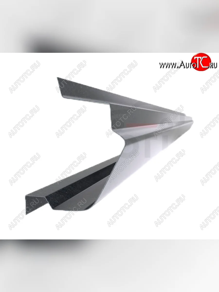 Левый металлический ремонтный порог (полнопрофильный, до уплотнителя) VSEPOROGI Москвич 412 (1967-1992)  в Самаре Самарской области