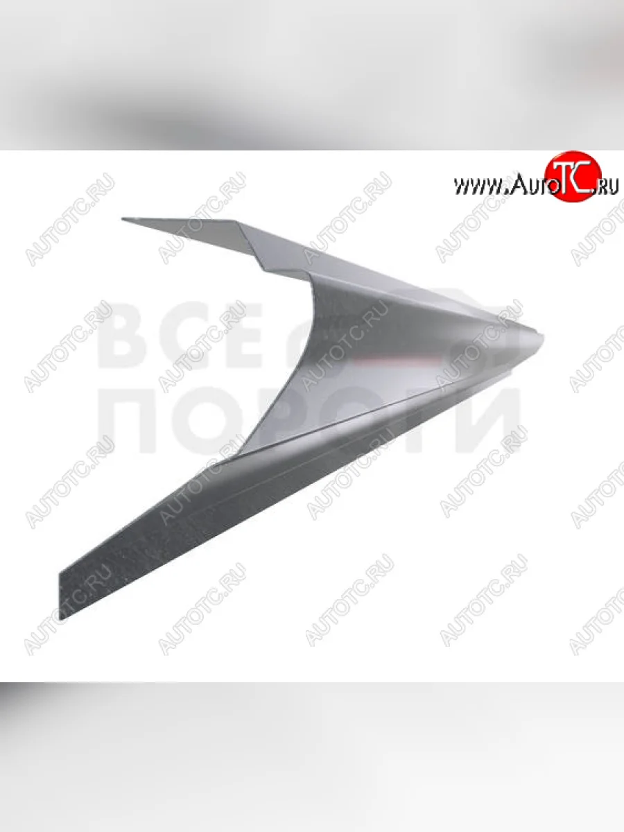 Левый металлический ремонтный порог (полнопрофильный, до уплотнителя) VSEPOROGI Renault Symbol седан LB 2-ой рестайлинг (2006-2008)  в Самаре Самарской области