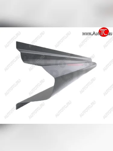 Левый металлический ремонтный порог (полнопрофильный, до уплотнителя) VSEPOROGI Renault Logan  1 (2004-2016) дорестайлинг, рестайлинг