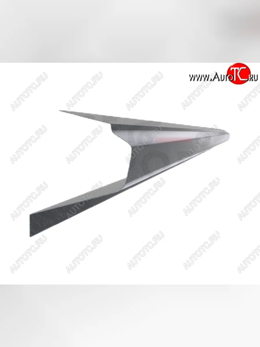 Левый металлический ремонтный порог (полнопрофильный, до уплотнителя) VSEPOROGI Renault Sandero 2 дорестайлинг (2014-2018)  в Перми Пермском крае