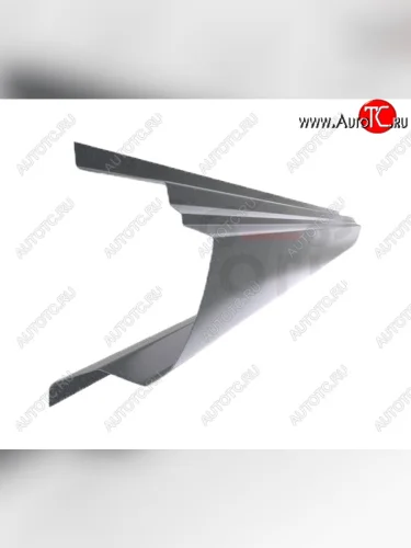 Левый металлический ремонтный порог (полнопрофильный, до уплотнителя) VSEPOROGI Suzuki Swift ( ZC,  ZC11S,ZC21S, ZD11S) (2003-2010) дорестайлинг, хэтчбэк 5 дв., рестайлинг, хэтчбэк 5 дв.