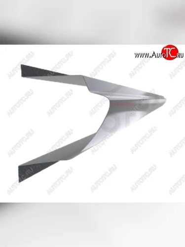 Левый металлический ремонтный порог (полнопрофильный, до уплотнителя) VSEPOROGI Suzuki Swift  HT51S (2000-2003) дорестайлинг, хэтчбэк 5 дв.