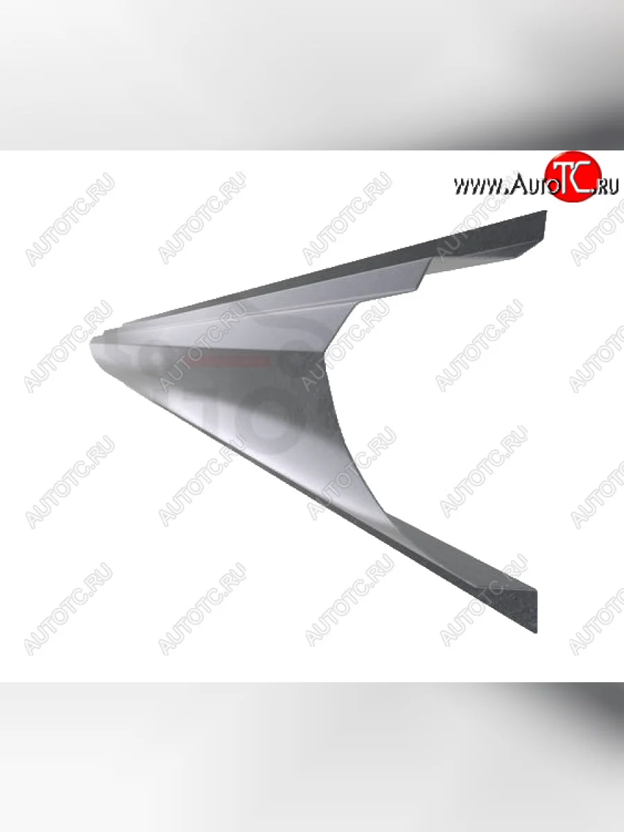 Правый металлический ремонтный порог (полнопрофильный, до уплотнителя) VSEPOROGI Chery Kimo A1 хэтчбэк (2008-2014)  в Керчи Республика Крым