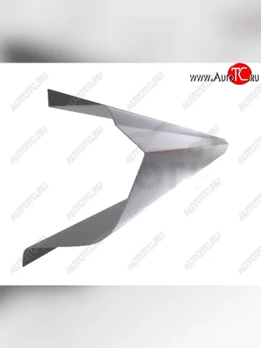 Левый металлический ремонтный порог (полнопрофильный, до уплотнителя) VSEPOROGI Chery Tiggo T11 (2013-2016) рестайлинг