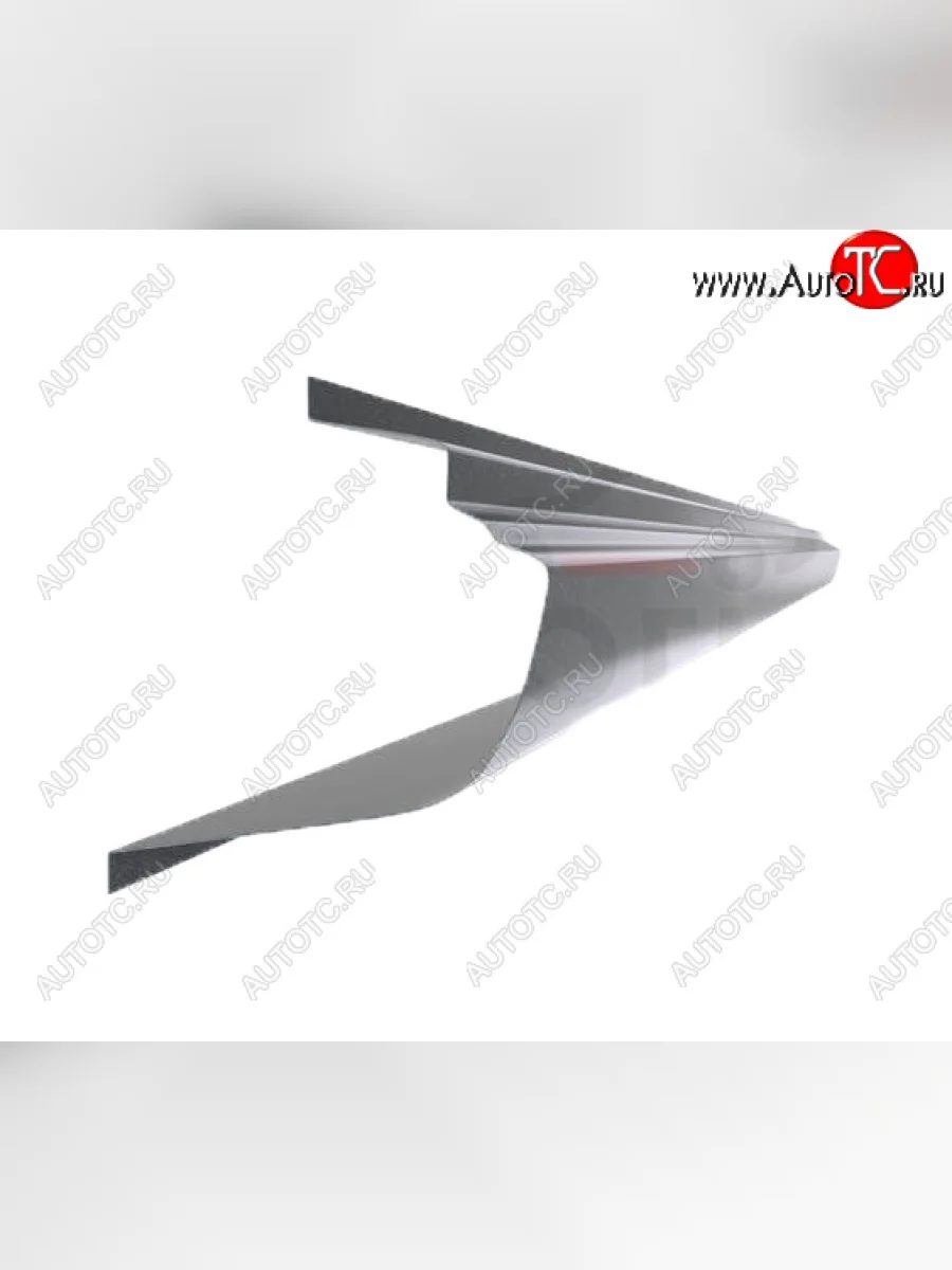 Левый металлический ремонтный порог (полнопрофильный, до уплотнителя) VSEPOROGI Chevrolet Aveo T250 хэтчбек 5 дв рестайлинг (2006-2011)  в Самаре Самарской области