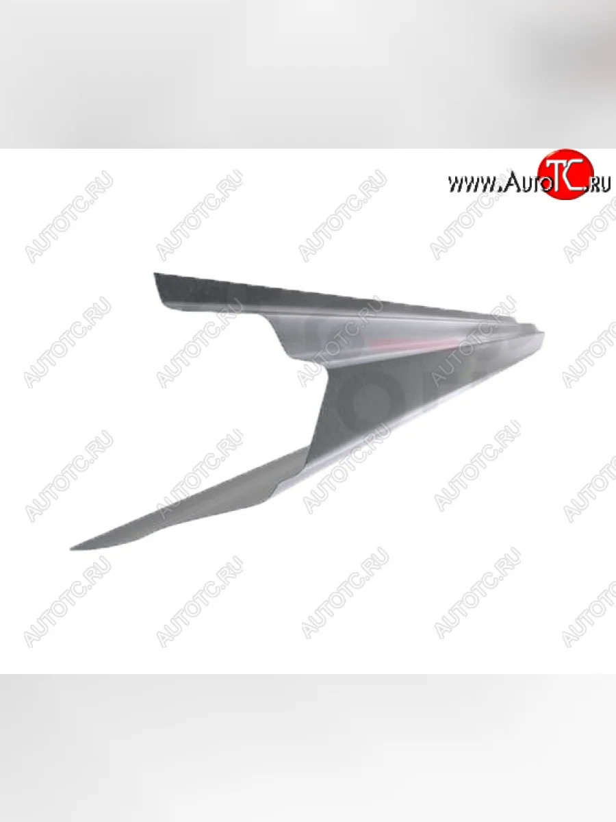 Левый металлический ремонтный порог (полнопрофильный, до уплотнителя) VSEPOROGI Chevrolet Trailblazer GMT360 рестайлинг (2006-2012)  в Перми Пермском крае