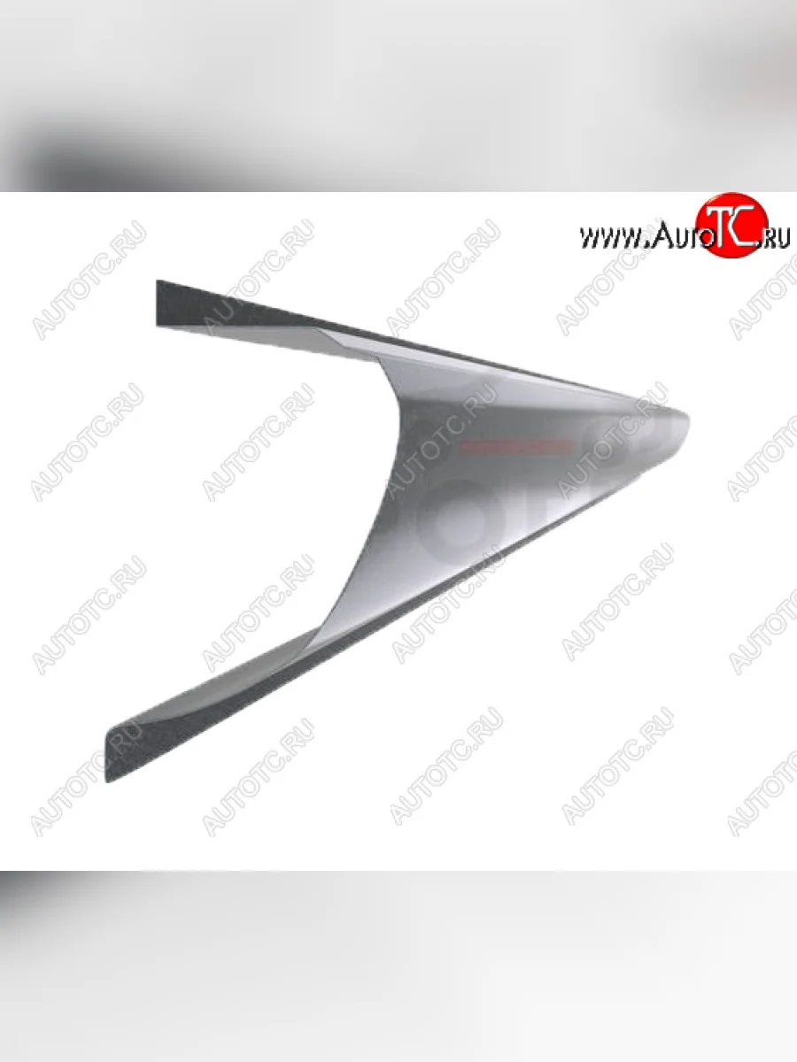 Левый металлический ремонтный порог (полнопрофильный, до уплотнителя) VSEPOROGI CITROEN C3 FC/FN хэтчбэк (2002-2009)  с доставкой в г. Керчь