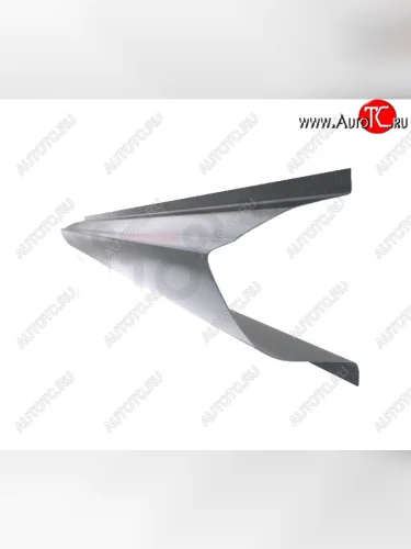 Правый металлический ремонтный порог (полнопрофильный, до уплотнителя) VSEPOROGI Fiat Panda 2 169 (2003-2011)