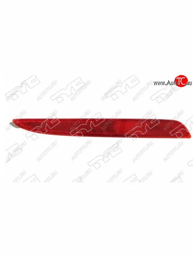 Левый отражатель в задний бампер TYC Mazda 3/Axela BL дорестайлинг, хэтчбэк 5 дв. (2009-2011)