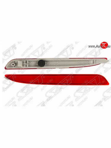 Левый отражатель в задний бампер SAT Mazda 3/Axela BL дорестайлинг, хэтчбэк 5 дв. (2009-2011)