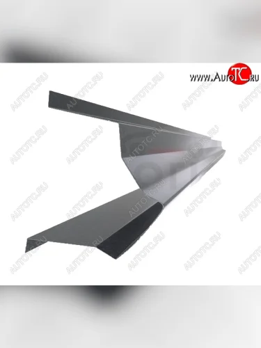 Левый металлический ремонтный порог (полнопрофильный, до уплотнителя) VSEPOROGI Ford Fiesta  6 (2012-2019) седан рестайлинг, хэтчбэк 3 дв. рестайлинг, хэтчбэк 5 дв. рестайлинг