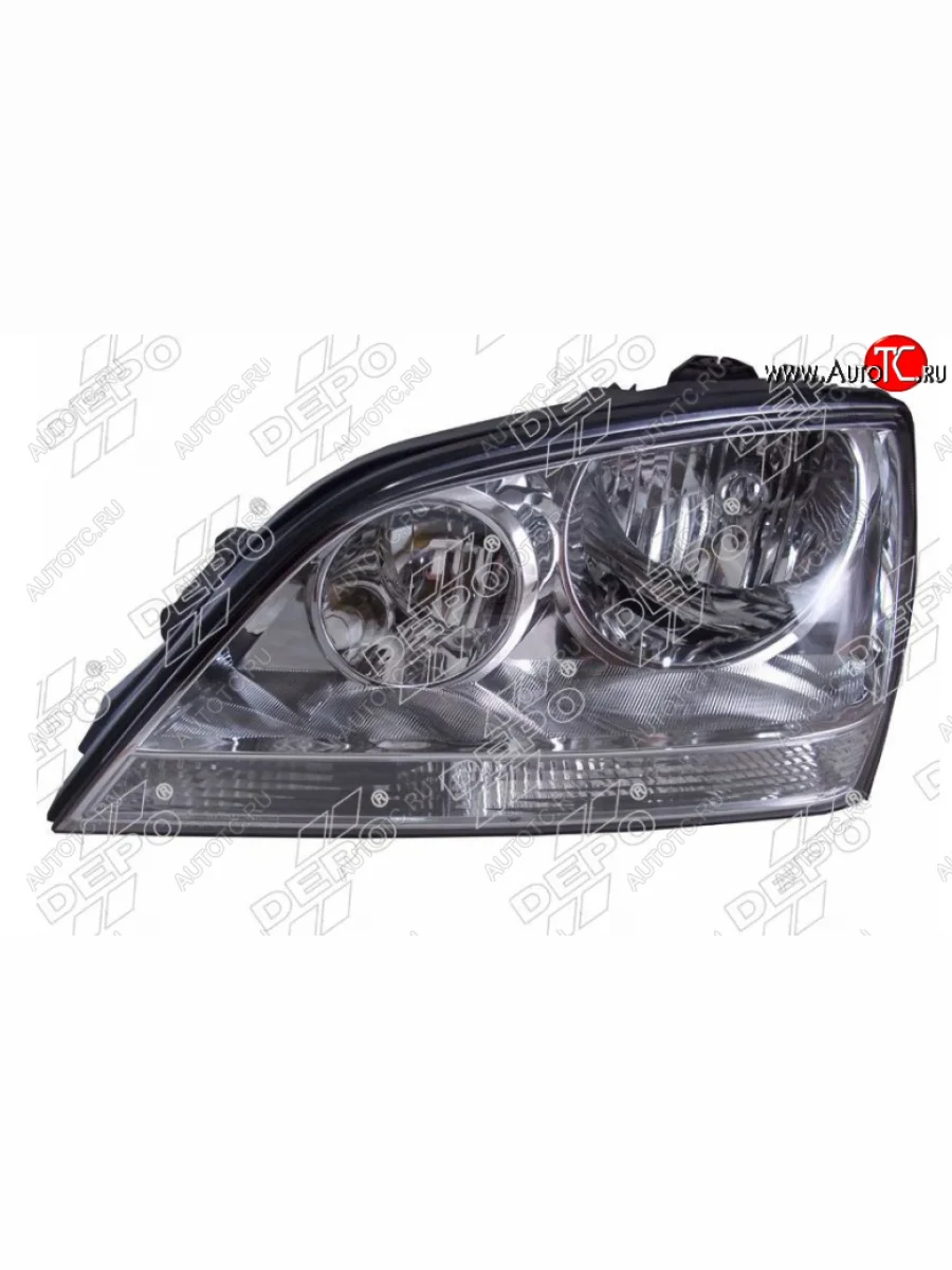 Левая передняя фара DEPO KIA Sorento BL дорестайлинг (2002-2006)  в Перми Пермском крае