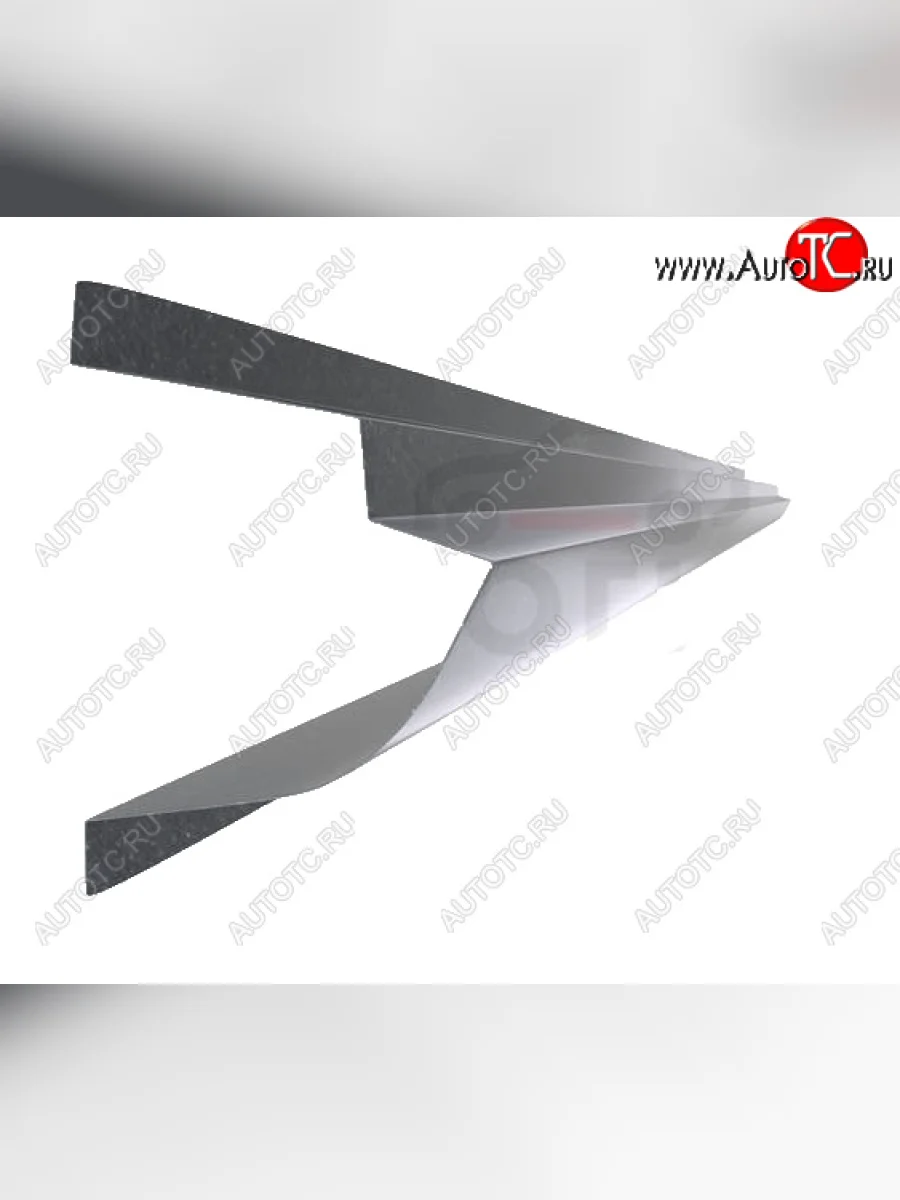 Левый металлический ремонтный порог (полнопрофильный, до уплотнителя) VSEPOROGI Ford Ranger рестайлинг (2003-2007)  с доставкой в г. Керчь