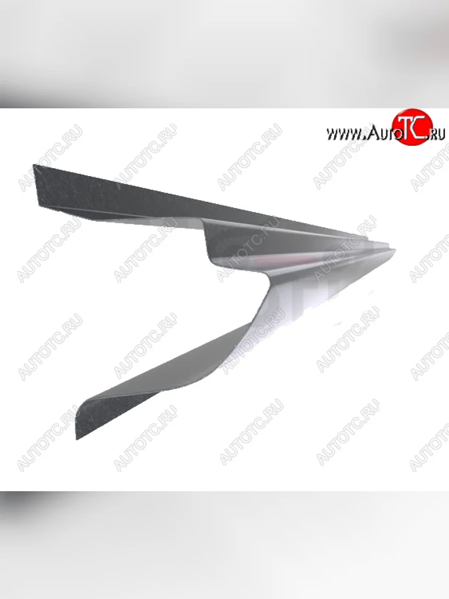 Левый металлический ремонтный порог (полнопрофильный, до уплотнителя) VSEPOROGI Ford Ranger рестайлинг (2009-2011)  с доставкой в г. Керчь