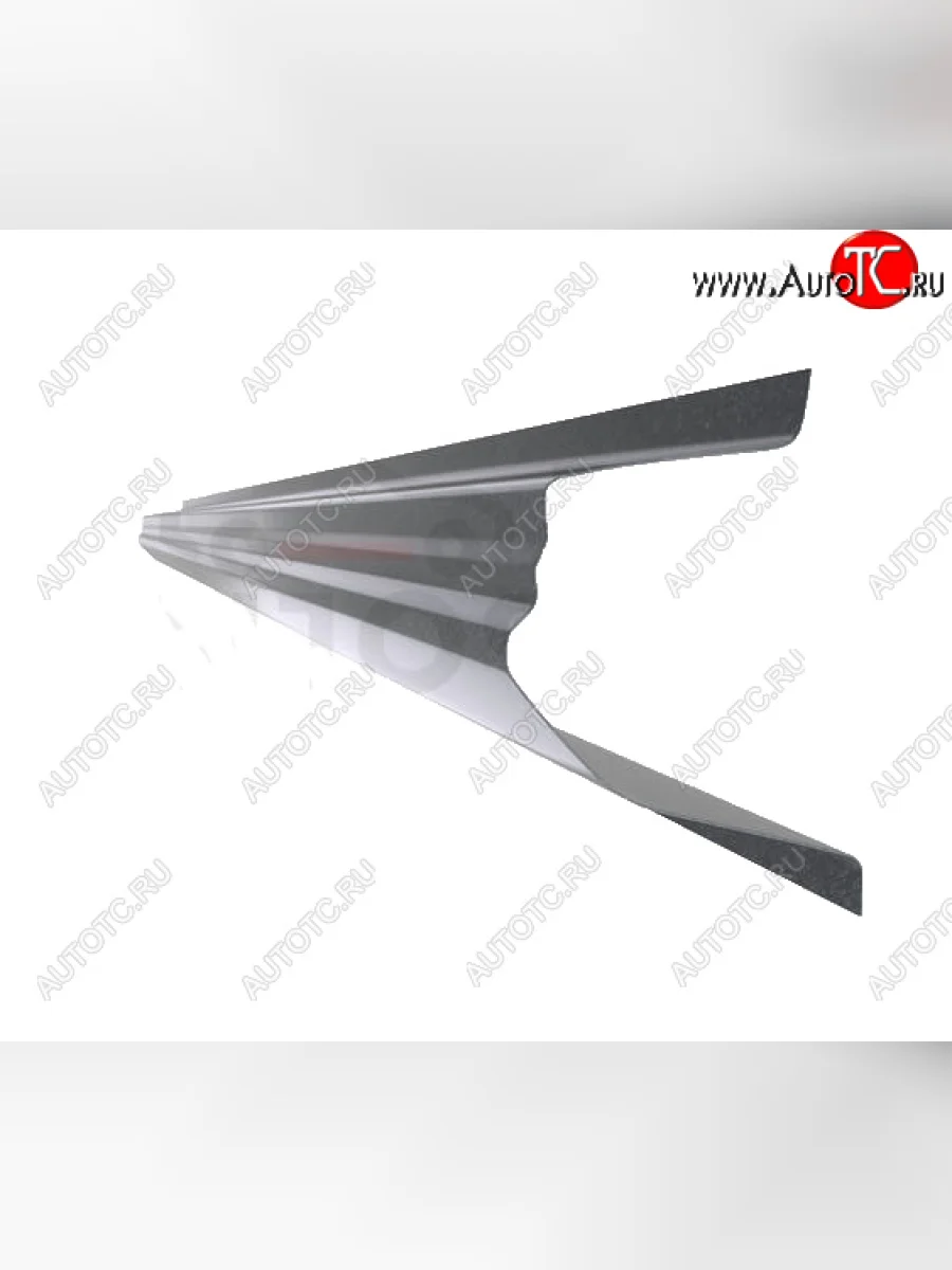 Правый металлический ремонтный порог (полнопрофильный, до уплотнителя) VSEPOROGI Ford Ranger DoubleCab дорестайлинг (2011-2016)  в Керчи Республика Крым