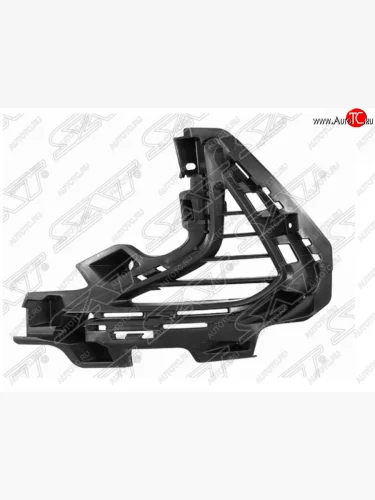 Левая решетка в передний бампер SAT (черный мат.) Hyundai Sonata  DN8 (2019-2022)