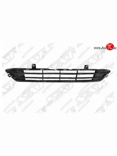 Решетка в передний бампер SAT (центральная часть, №2) KIA Optima JF седан рестайлинг (2018-2020)