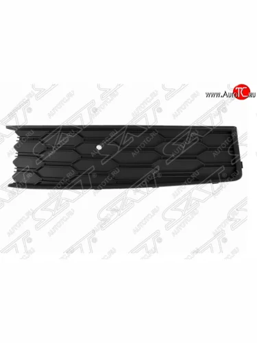 Левая решетка в передний бампер SAT (под ПТФ) Skoda Rapid MK2 хэтчбэк 5 дв. рестайлинг (2019-2024)