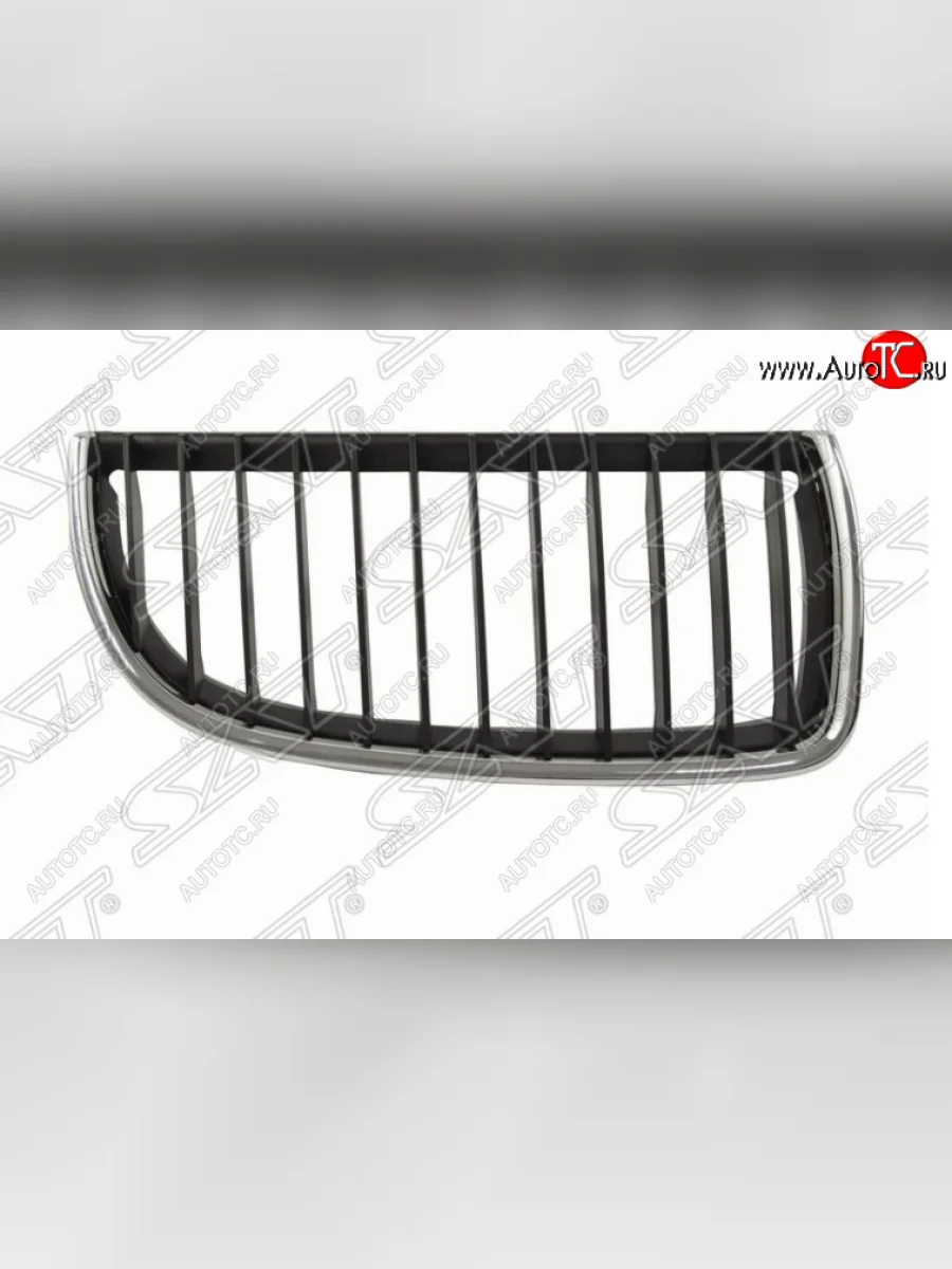 Правая решетка радиатора SAT (черная/хром) BMW 3 серия E90 (2004-2008) седан дорестайлинг с доставкой в г. Кемерово