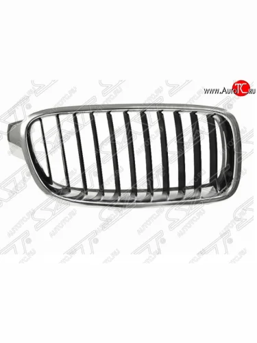 Правая решетка радиатора SAT (черная с хромом) BMW 3 серия F30 седан дорестайлинг (2012-2015)