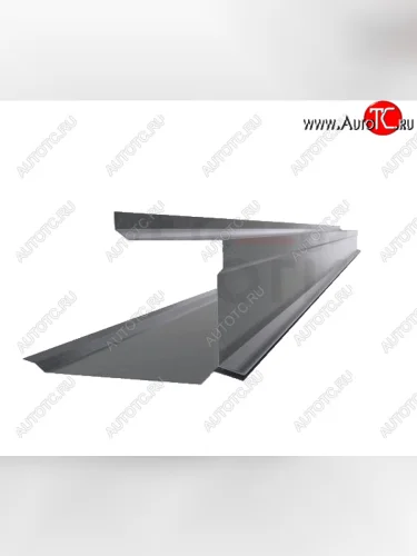 Левый металлический ремонтный порог (полнопрофильный, до уплотнителя) VSEPOROGI Honda HR-V ( GH1,GH2,  GH3, GH4,  GH1, GH2) (1998-2005) дорестайлинг 3 дв., дорестайлинг 5 дв., рестайлинг 3 дв., рестайлинг 5 дв.