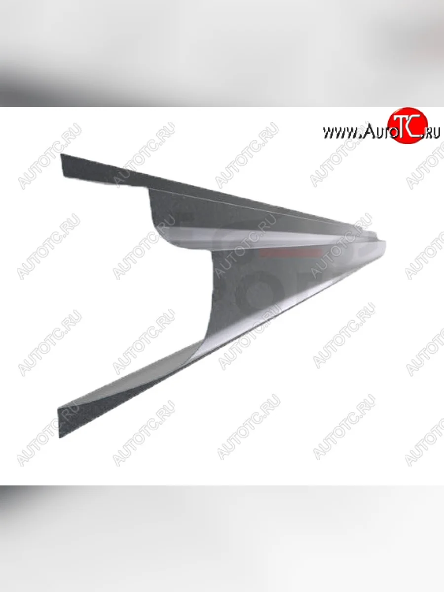 Левый металлический ремонтный порог (полнопрофильный, до уплотнителя) VSEPOROGI SSANGYONG Rodius 1 (2004-2013)  с доставкой в г. Керчь