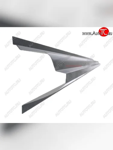 Левый металлический ремонтный порог (полнопрофильный, до уплотнителя) VSEPOROGI Renault Kangoo KC рестайлинг (2003-2007)