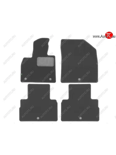 Текстильные коврики салона Klever Standart (7 мест, 4 шт.) (Цвет: черный) Hyundai Palisade  LX2 (2018-2022)