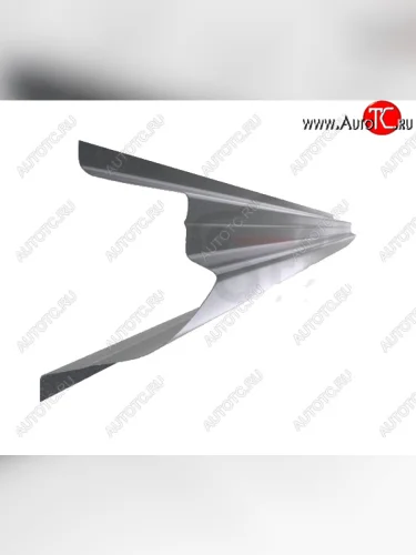 Левый металлический ремонтный порог (полнопрофильный, до уплотнителя) VSEPOROGI Hyundai Santa Fe CM дорестайлинг (2006-2009)