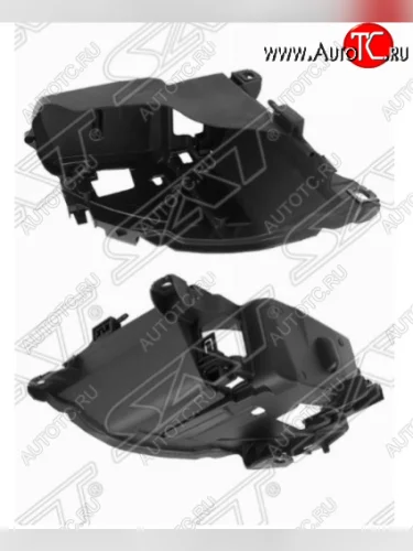 Левый кронштейн крепления фары SAT Audi Q7 4L рестайлинг (2009-2015)