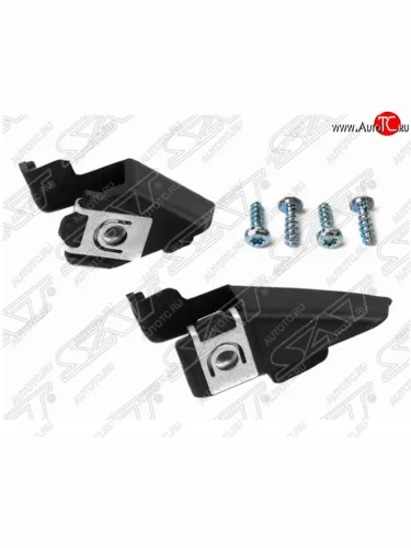 Левый кронштейн крепления фары SAT (комплект) Volkswagen Polo  Mk5 6R,6C,61 (2009-2020) седан дорестайлинг, хэтчбек 5 дв. дорестайлинг, седан рестайлинг, хэтчбек 5 дв. рестайлинг