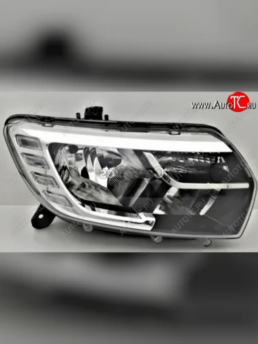 Правая передняя фара DEPO (с ДХО) Renault Logan 2 рестайлинг (2018-2025)